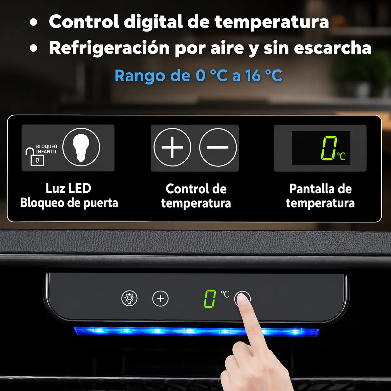 Mini heladera premium 91 L con estantes ajustables — imagen 4